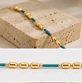 Turquoise Harmony Bracelet | 18K Solid Gold