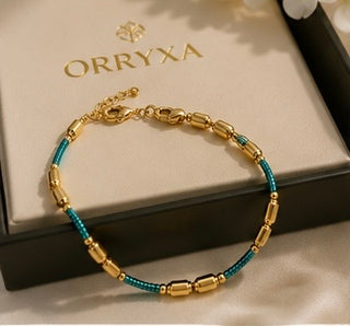 Turquoise Harmony Bracelet | 18K Solid Gold