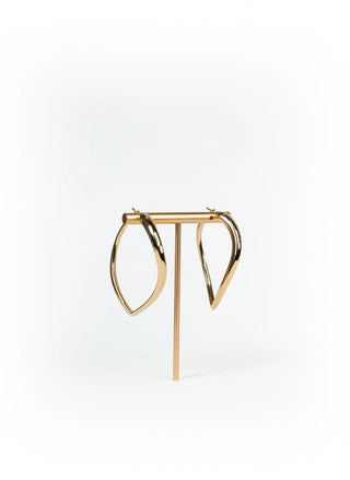 Sculpted Mirage Hoops