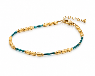 Turquoise Harmony Bracelet | 18K Solid Gold