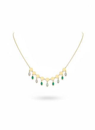 18K Gold “Emerald Drops” Necklace – Limited Edition